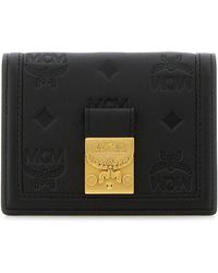 MCM - Canvas Mini Tracy Wallet - Lyst