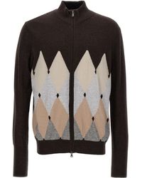 Ballantyne - Argyle Sweater, Cardigans - Lyst
