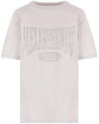 Alexander Wang - Logo-Print T-Shirt - Lyst