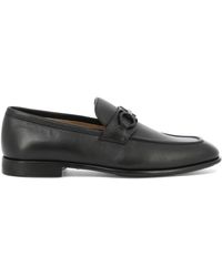 Ferragamo - Loafers With Gancini Ornament Loafers & Slippers - Lyst