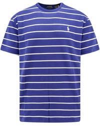 Polo Ralph Lauren - T-shirt in cotone a righe - Lyst