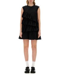 MSGM - Dress With Ruffles - Lyst