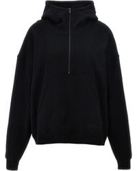 Saint Laurent - Half-Zip Hoodie - Lyst
