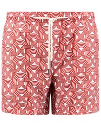 Peninsula - Recycled Nylon Swim Shorts With All-over Print - Lyst