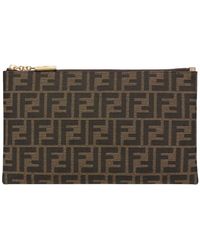 Fendi - Flat Pouch Medium Baguette - Lyst