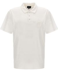 Giorgio Armani - Logo Embroidery Shirt Polo - Lyst