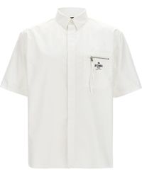 Fendi - Roma Camicie Bianco - Lyst