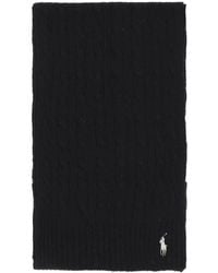 Polo Ralph Lauren - Wool And Cashmere Cable-Knit Scarf - Lyst