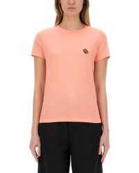 KENZO - T-Shirt Con Ricamo "Pop" - Lyst