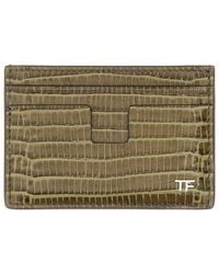 Tom Ford - T Line Card Holder-Uomo - Lyst