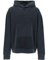 Maison Margiela - Hoodie With Reverse Logo Hooded - Lyst