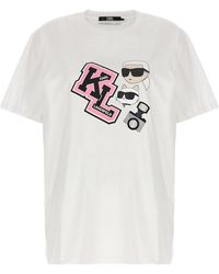 Karl Lagerfeld - Oversized Ikonik T-shirt - Lyst
