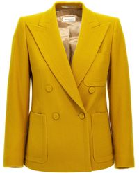 Dries Van Noten - Beaume Blazer And Suits Giallo-Donna - Lyst