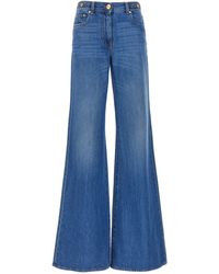 Versace - Flared Jeans Blu - Lyst