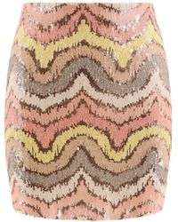 MVP WARDROBE - Skirt With All-over Sequins - Lyst