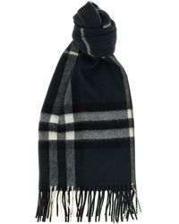 Burberry - Check Scarf Scarves And Foulards - Lyst