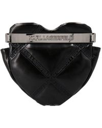 Karl Lagerfeld 'K/Evening Arkive Heart' Clutch Nero