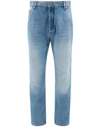 Balmain - Monogram Jeans - Lyst