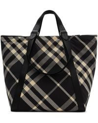 Burberry - Borsa Tote Festival A Quadri - Lyst