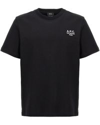 A.P.C. - Standard Rue Madame T Shirt Nero - Lyst