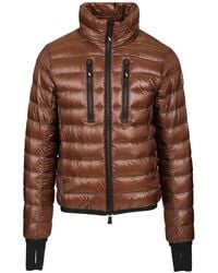 Moncler - Hers Short Down Jacket Coats Marrone-Uomo - Lyst