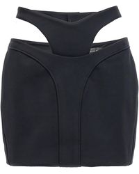 Mugler - Stretch Thong Skirt Skirts - Lyst