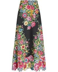 Etro - Floral Skirt - Lyst