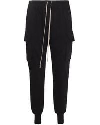 Rick Owens - Trousers Blacks And Greys-Uomo - Lyst