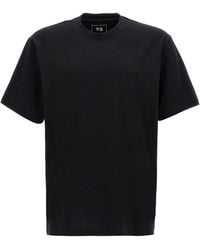 Y-3 - Logo Cotton T-Shirt - Lyst