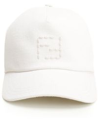 Fendi - Canvas Baseball Cap Hats - Lyst