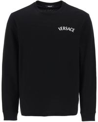Versace - T Shirt A Maniche Lunghe Milano Stamp - Lyst
