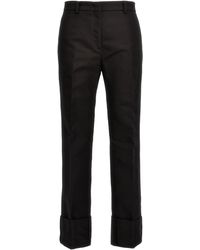 N°21 - Maxi Turn-Up Trousers - Lyst