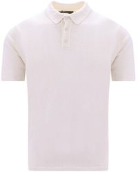 Roberto Collina - Linen Polo Shirt - Lyst
