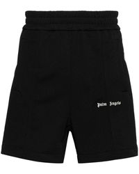 Palm Angels - Sports Shorts With Embroidery - Lyst