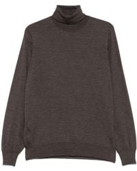 Brunello Cucinelli - Wool Blend Turtleneck Sweater - Lyst