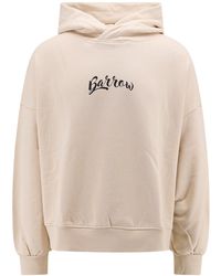 Barrow - Cotton Sweatshirt With Frontal Logo - Lyst