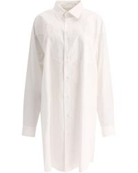Maison Margiela - Cotton Poplin Shirt Dress - Lyst