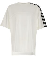 Y-3 - 3-Stripes T Shirt Bianco/Nero-Uomo - Lyst