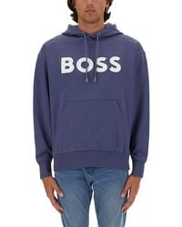 BOSS - Sweatshirt With Logo - Lyst