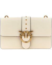 Pinko - Love One Classic Borse A Tracolla Bianco-Donna - Lyst
