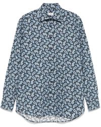 Etro - Camicia Con Stampa Paisley-Uomo - Lyst