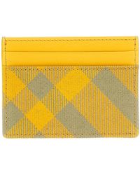 Burberry - Check Card Holder Wallets, Card Holders - Lyst