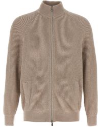 Brunello Cucinelli - Zip Cardigan - Lyst