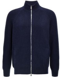 Brunello Cucinelli - Zip Cardigan - Lyst