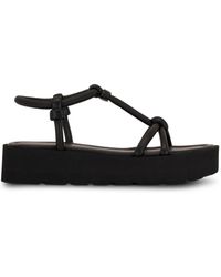 Gianvito Rossi - Open-Toe Leather Sandals - Lyst