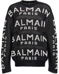Balmain - Logo Sweater Sweater, Cardigans - Lyst