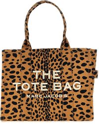 Marc Jacobs - 'The Cheetah Canvas Large Tote' Shopping Bag - Lyst