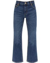 Tory Burch - Cropped Flared Jeans - Lyst
