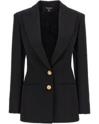 Balmain - Virgin Wool Jacket - Lyst