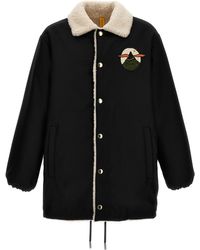 Moncler Genius - Roc Nation By Jay-Z Reversible Parka Giacche Bianco/Nero - Lyst